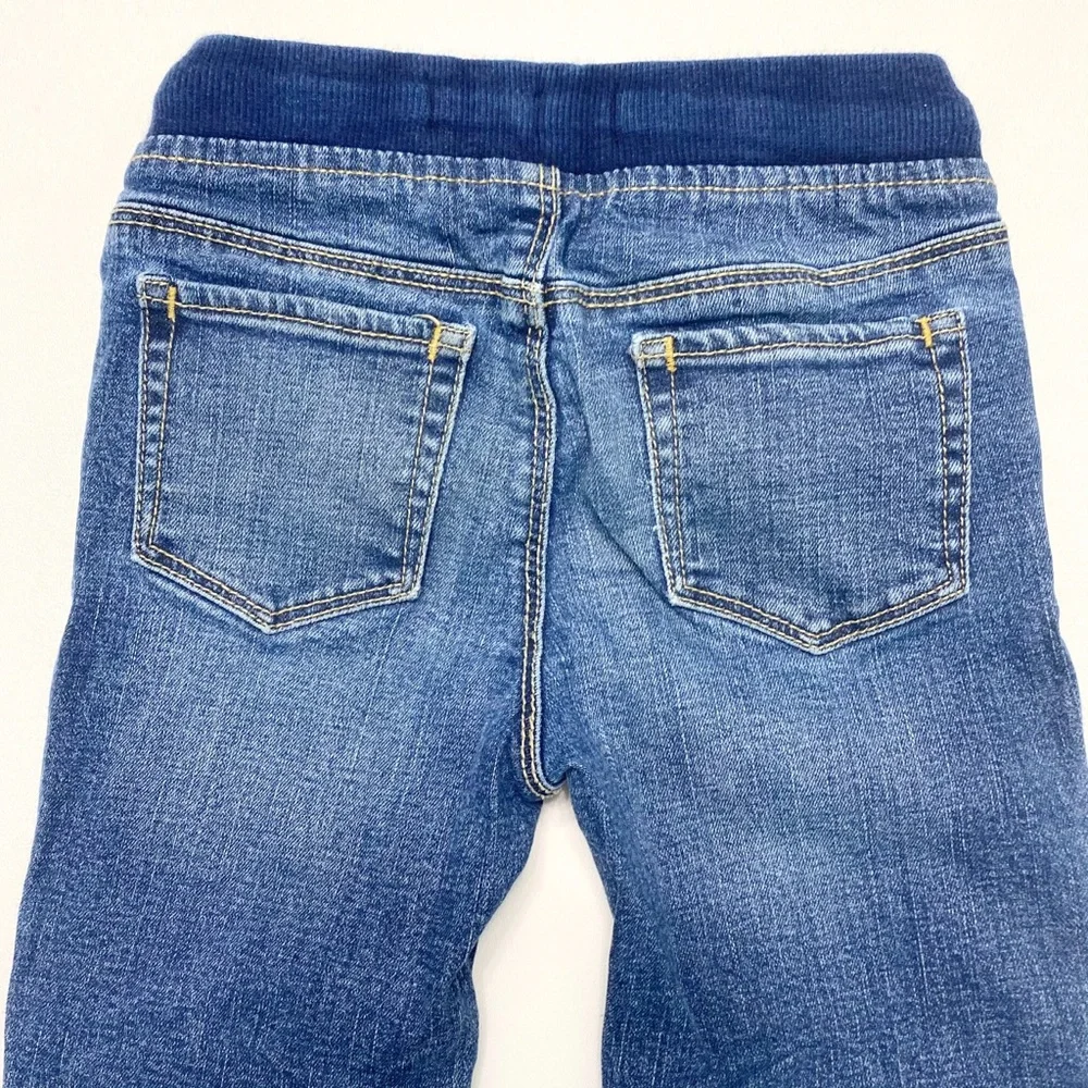 old navy | karate skinny dark distressed flex jeans 4t unisex